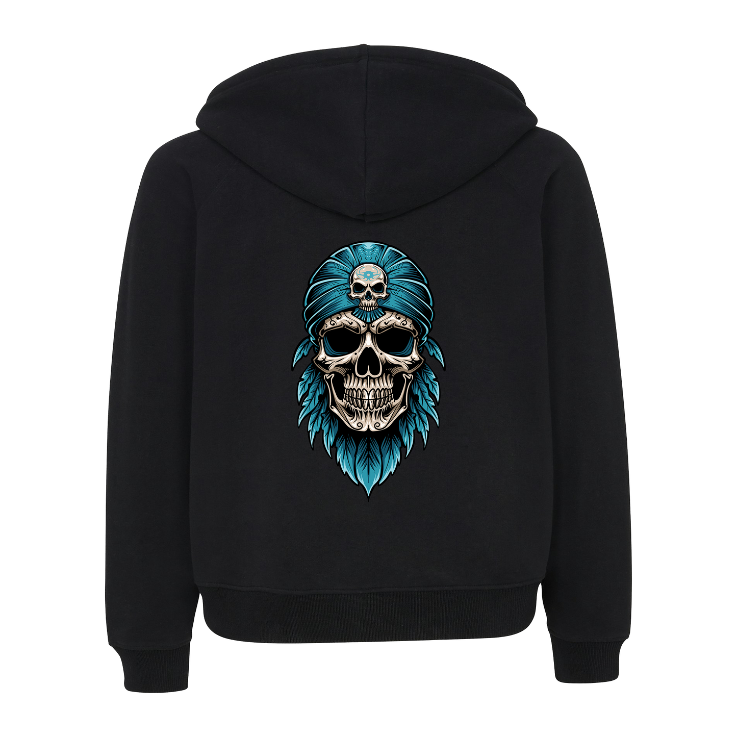 Hoodie - Blue Skull