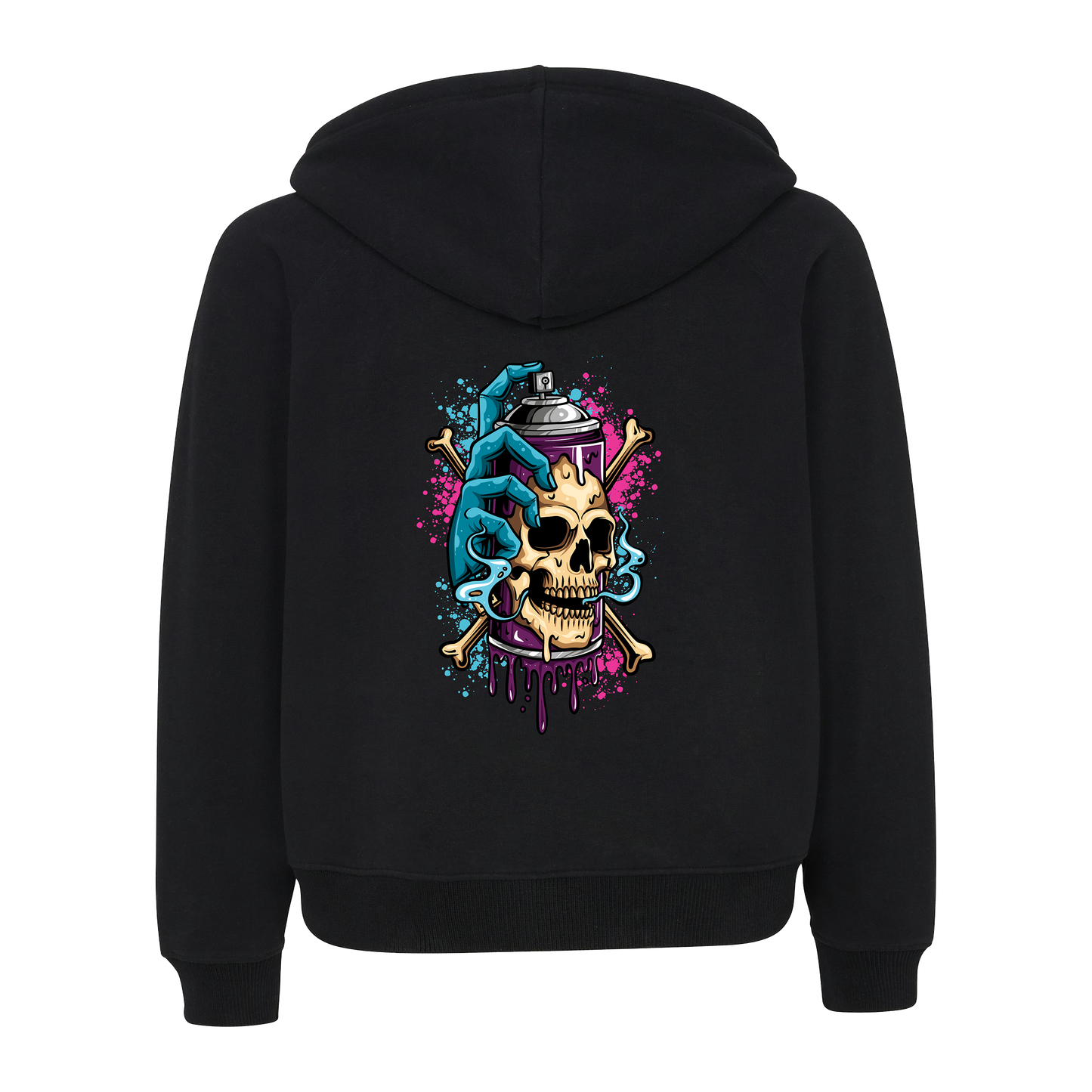Hoodie - Skull Spray