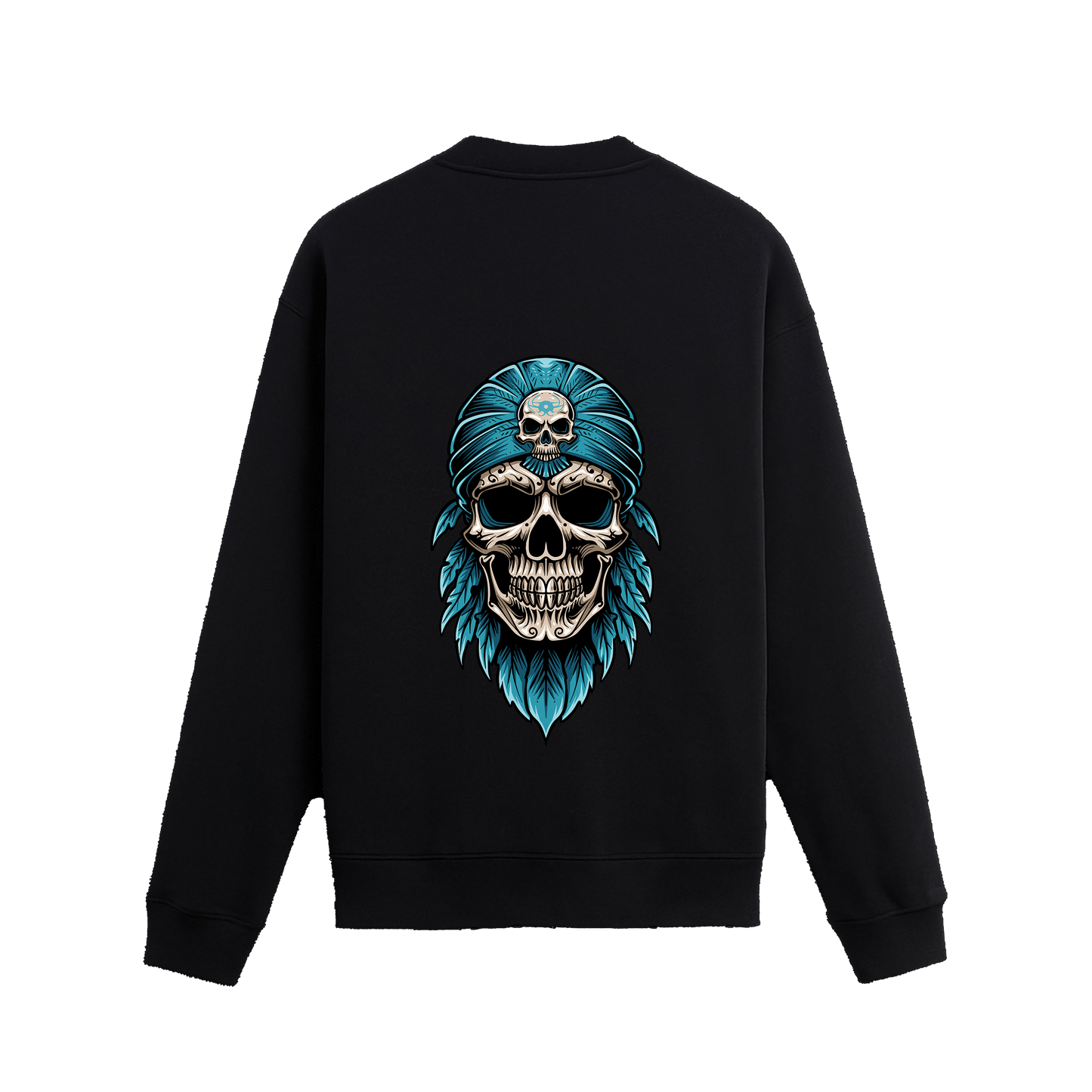 Sweatshirt - Blue Skull