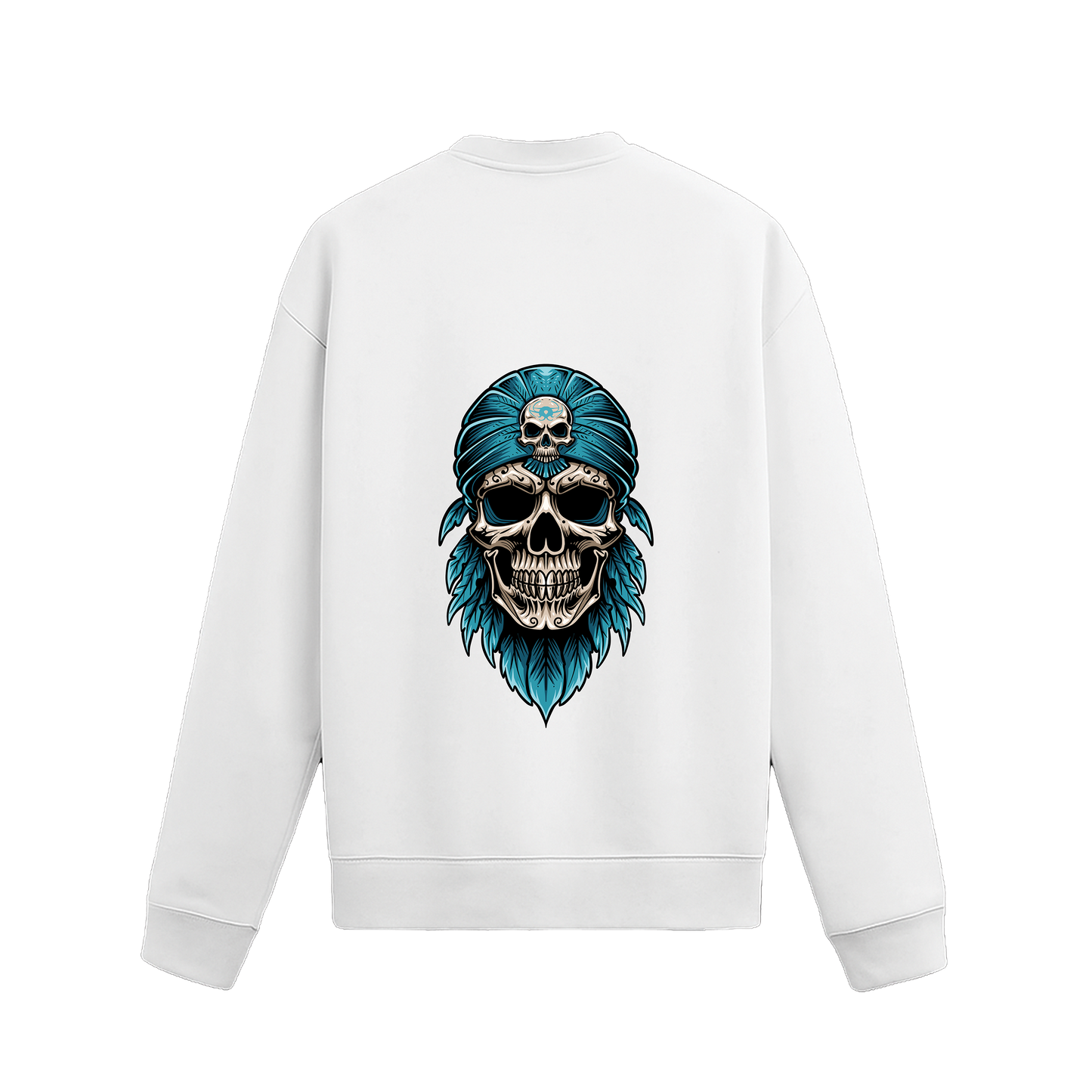 Sweatshirt - Blue Skull