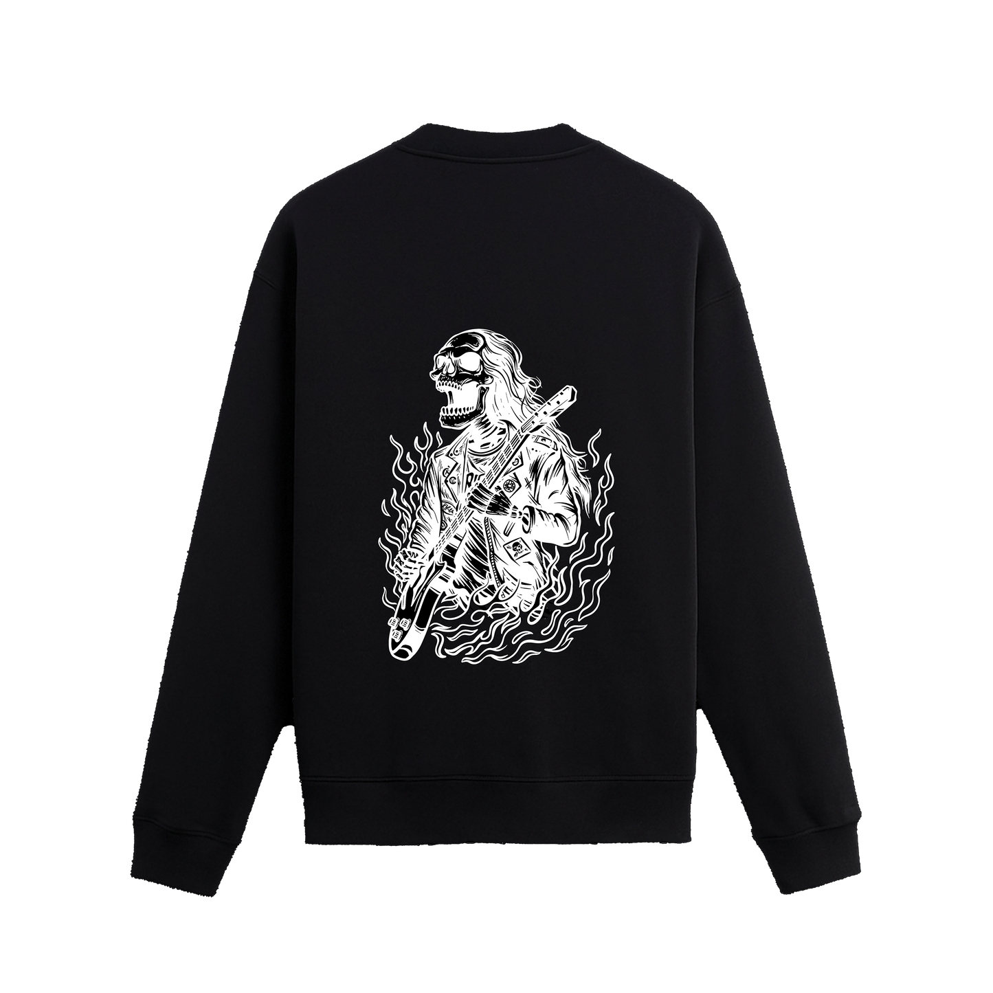 Sweatshirt - Guitar Skull