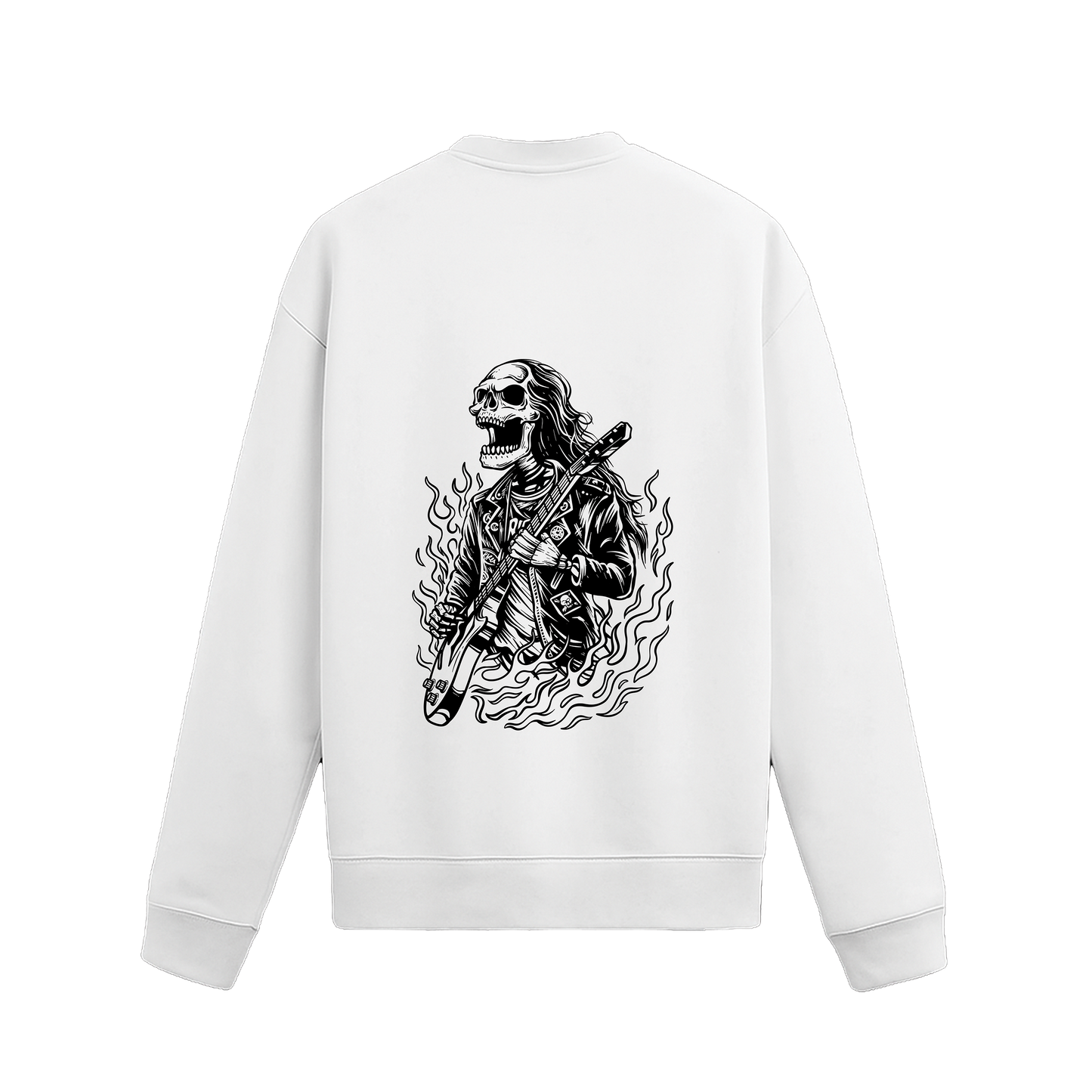 Sweatshirt - Guitar Skull