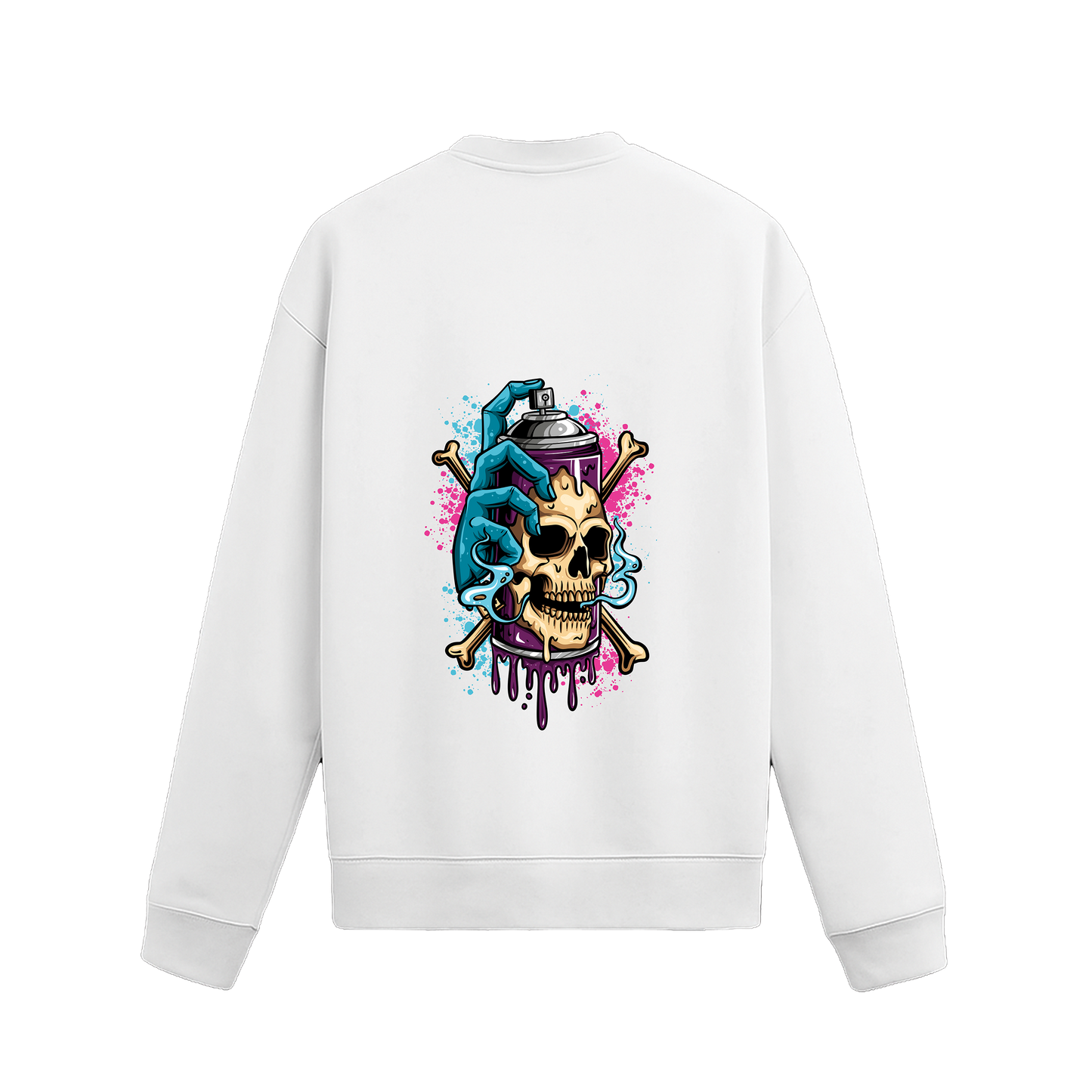 Sweatshirt - Skull Spray