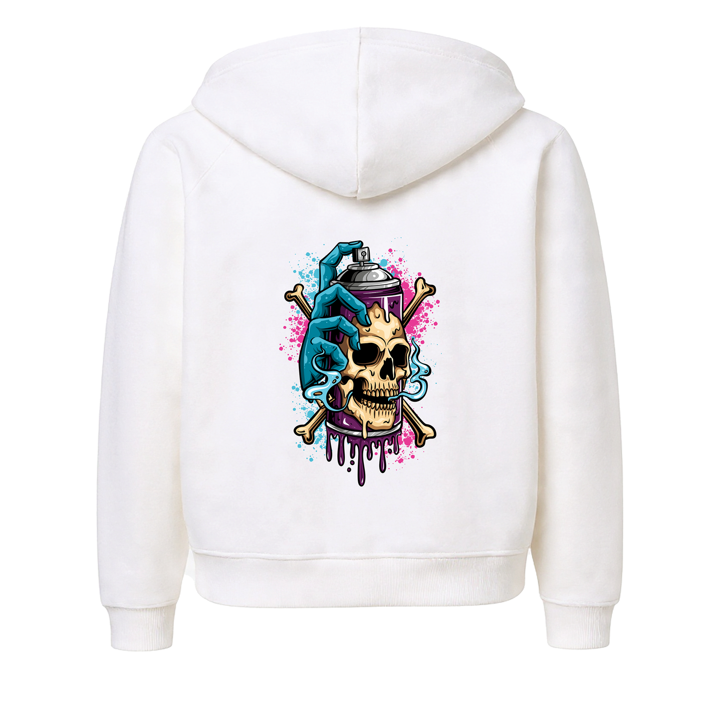 Hoodie - Skull Spray