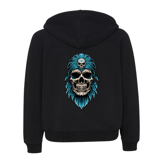 Hoodie - Blue Skull