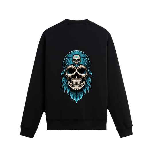 Sweatshirt - Blue Skull