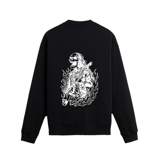 Sweatshirt - Guitar Skull